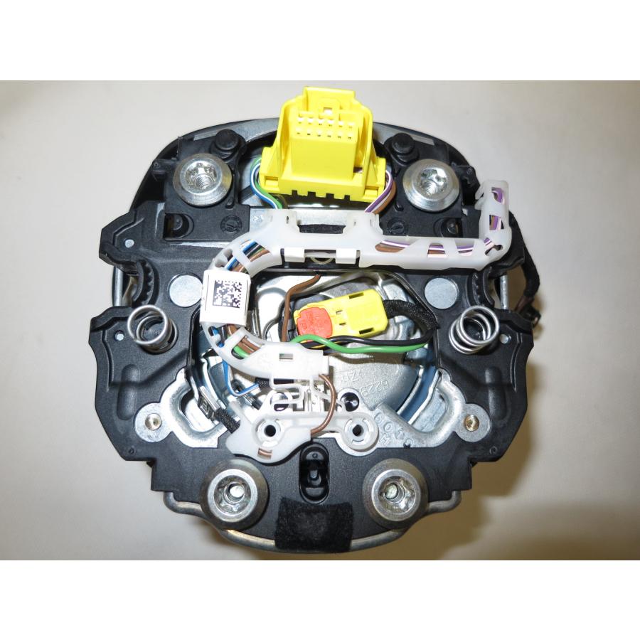 希少! ヴァリアントAUCJZ 5G ゴルフ7 純正 革 ステアリング ハンドル