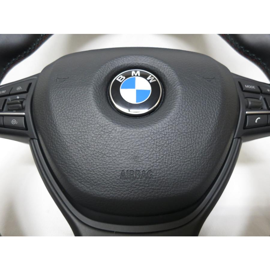 希少Mステッチ! M5 F10 FV44M BMW純正 革 ステアリング ハンドルM1／M2 