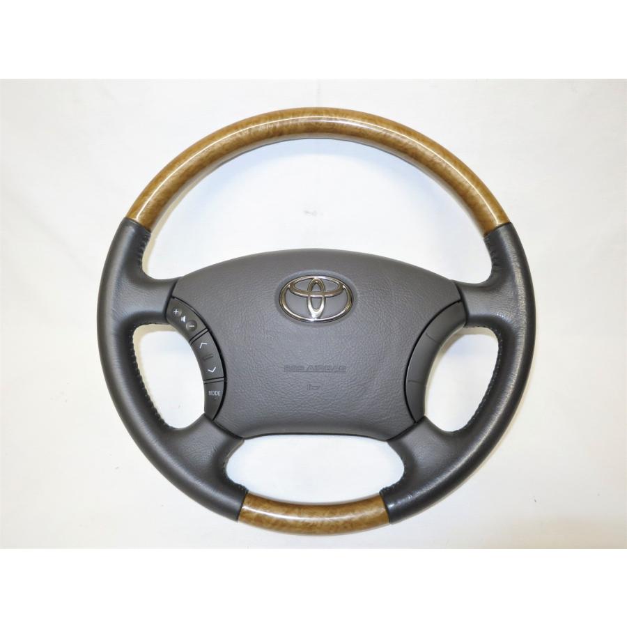 新品】10系アルファード用【格安】ウッドコンビ ハンドル ステアリング