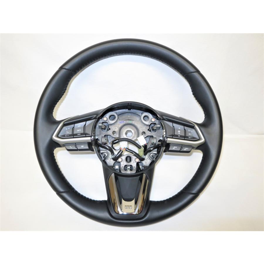 10001)マツダCX-5 KF5P KF2P ステアリング ハンドル レザー マツダ（Mazda） ハンドルカバー CX-5 CX5 KF2P ステアリングカバー