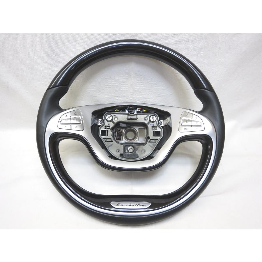 希少! W222 ベンツ Sクラス 純正 ウッド ステアリング A 222 460 5603  