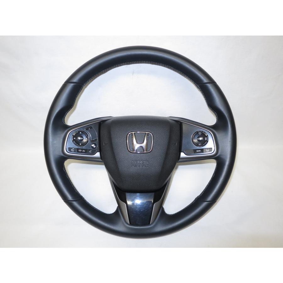 シビック FK7 純正 革 ステアリング 運転席 エアバック エアーバック