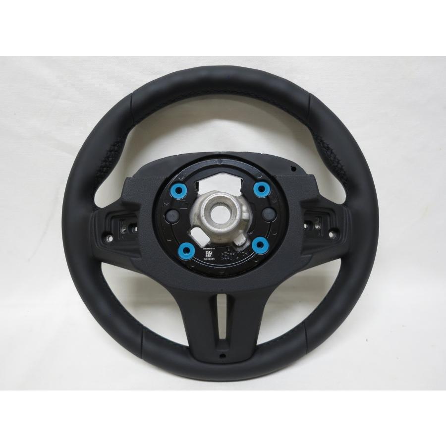 新品! G30 BMW 5シリーズ 純正 革 ステアリング ハンドル 3-373