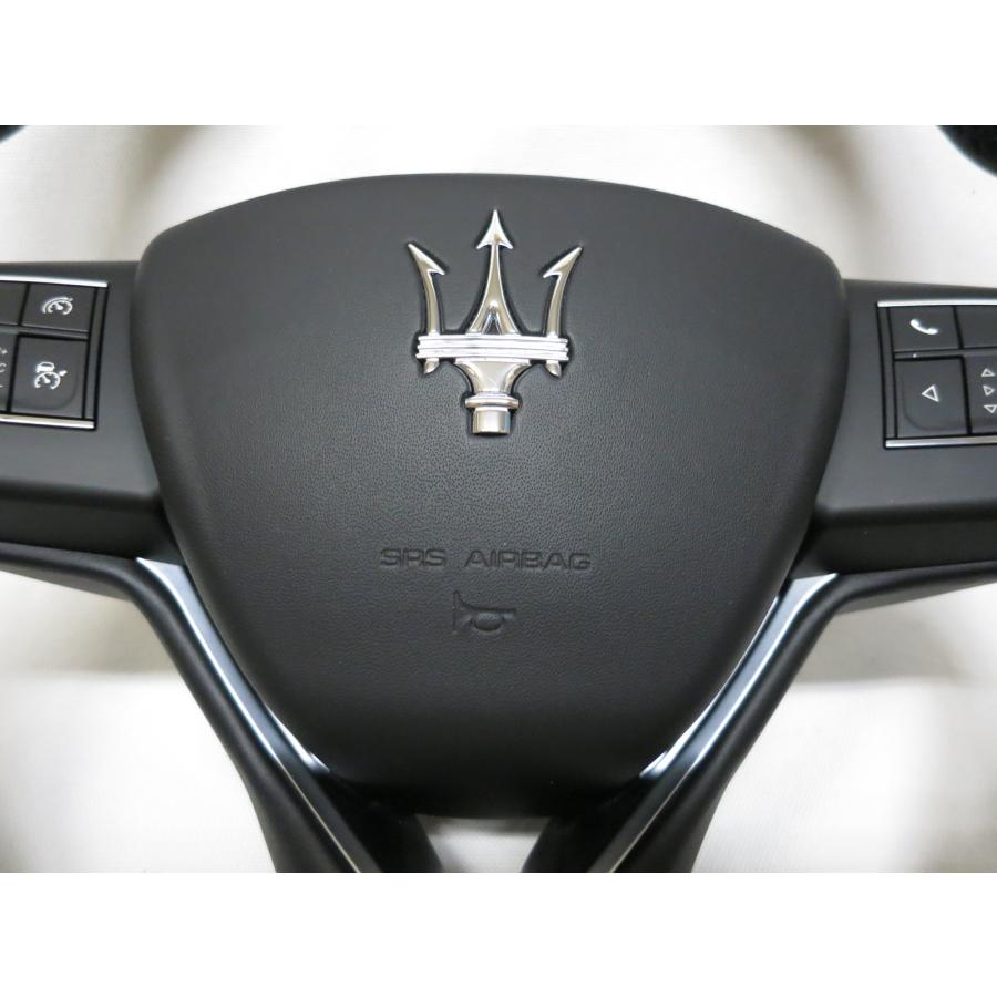 マセラティ純正ステアリング ビトルボ イタリア車ステアリング 美品
