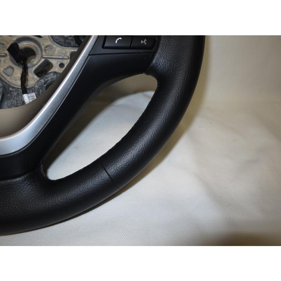 美品!ヒーター付! F30 ラグジュアリー 純正 革 ステアリング ハンドル