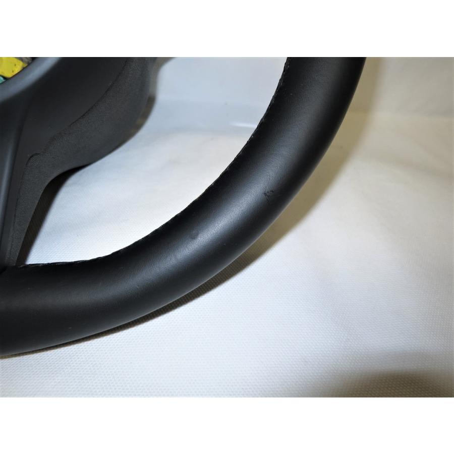 991 ポルシェ 純正 革 ステアリング ハンドル 991.347.803.07 A34