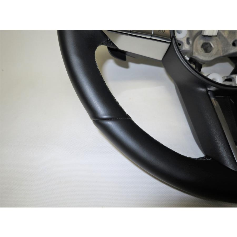 希少! ヒーター付! マツダ3 BPFP 純正 革 ステアリング ハンドル