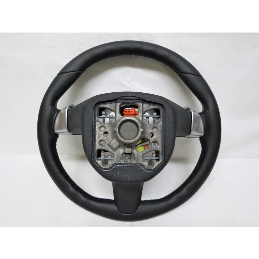 997 ポルシェ 純正 革 ステアリング ハンドル 997.347.803.20 A34