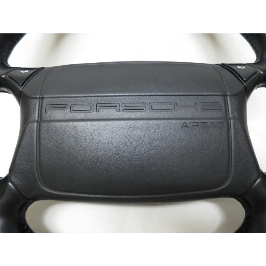 968 ポルシェ 純正 革 ステアリング ハンドル エアバック エアーバック