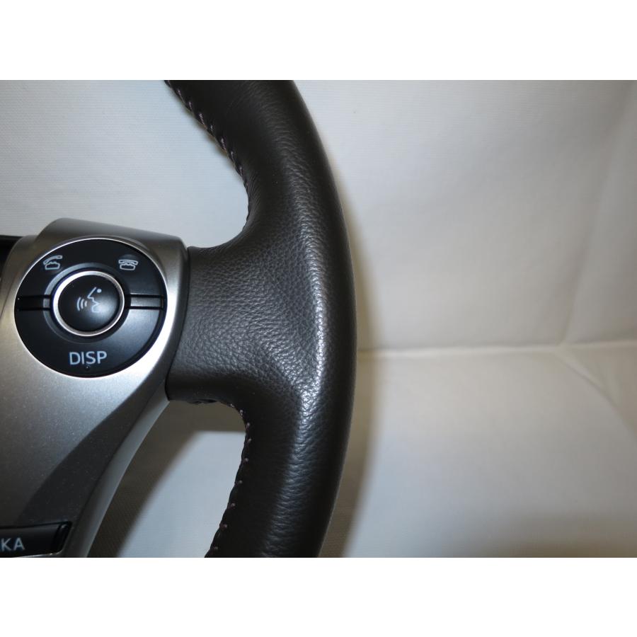 ウッド ステアリング 美品! サイ SAI AZK10 純正 ウッド コンビ ステアリング ハンドル