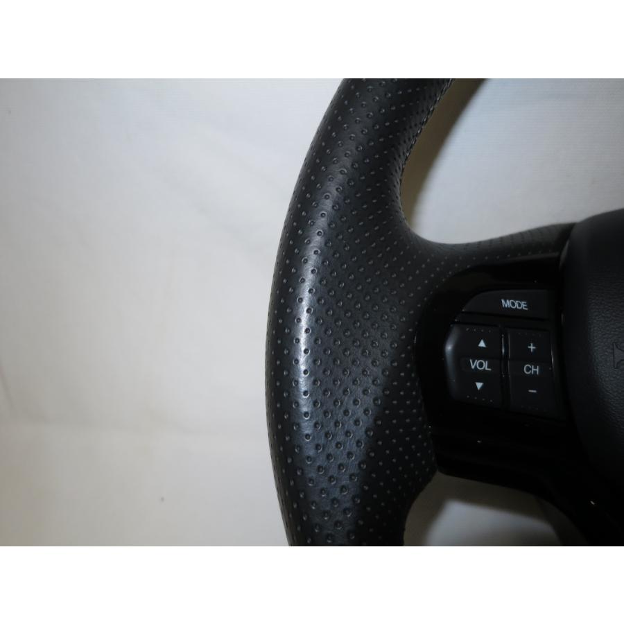 CRZ CR-Z ZF2 ZF1 純正 革 ステアリング ハンドル エアバック