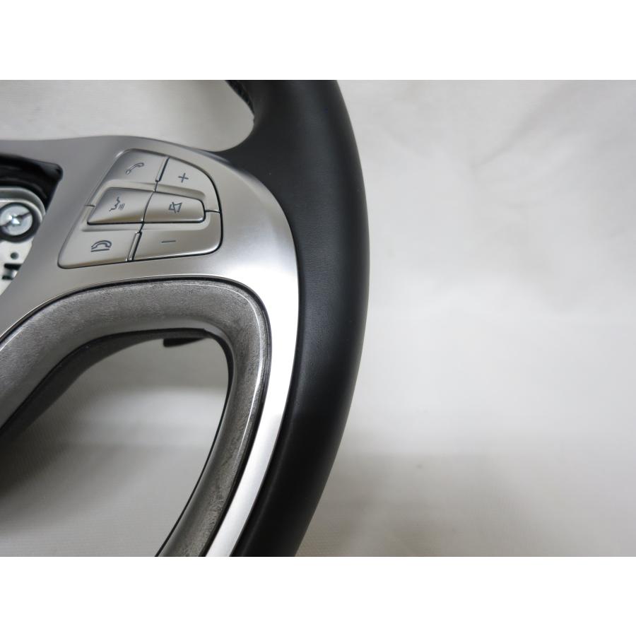 新同! W222 Sクラス 純正 ウッド ステアリング ハンドル ヒーター付き 