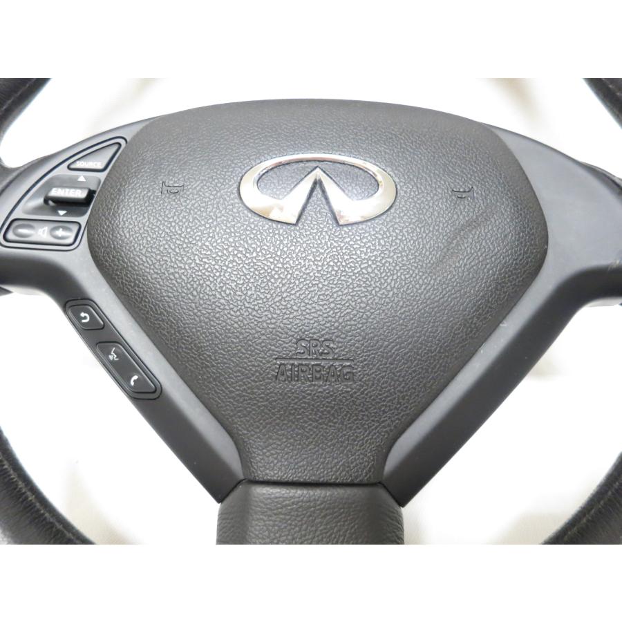 ホンダ 本革仕上げ 赤ステッチ付 ステアリング エアバックカバー