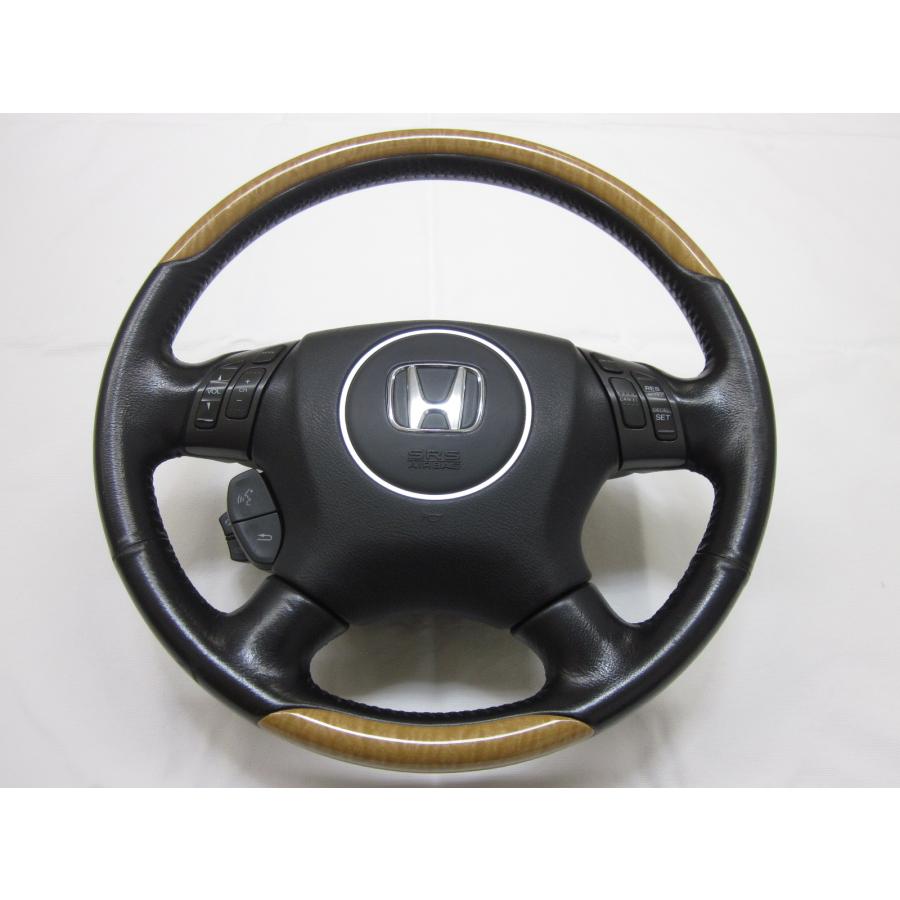 オデッセイ RB1 純正 ウッド ステアリング 運転席 エアバック エアー