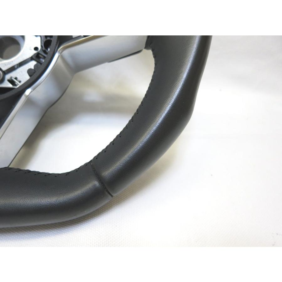 美品! フラットボトム! TT 8S アウディ 純正 革 ステアリング ハンドル