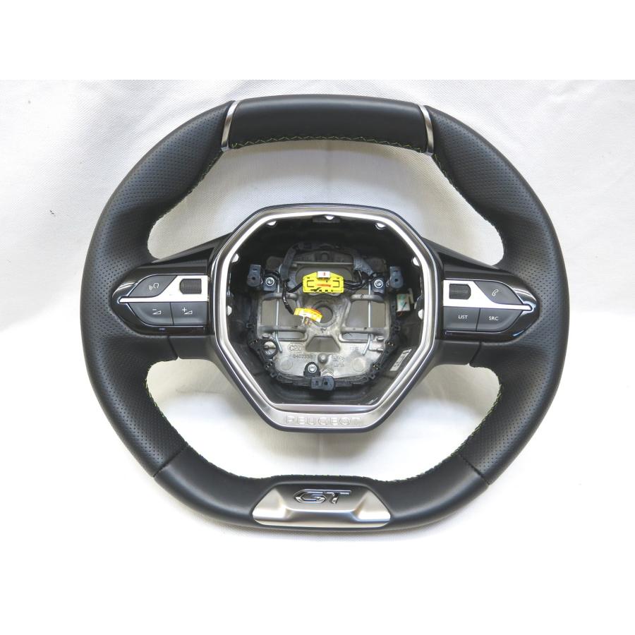 希少! プジョー 208 GT 純正 革 ステアリング ハンドル 640501800C