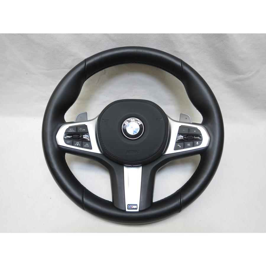 G20 BMW 純正 革 ステアリング ハンドル エアバック エアー