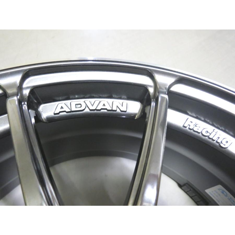 ADVAN Racing RZII RZ2 レーシング ハイパー ブラック 7.5J ＋38 100 4H 17インチ 1本 アドバン ...