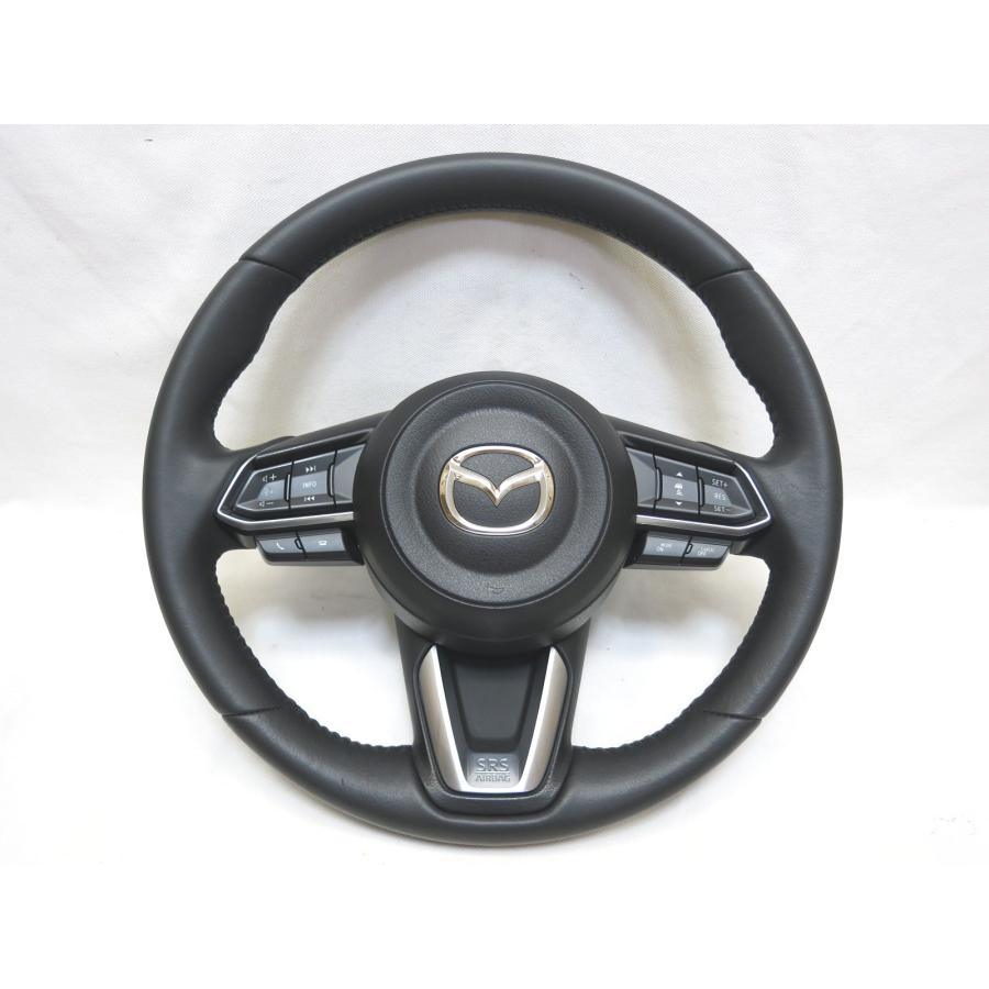 美品! CX3 CX-3 DK後期 純正 革 ステアリング ヒーター 運転席