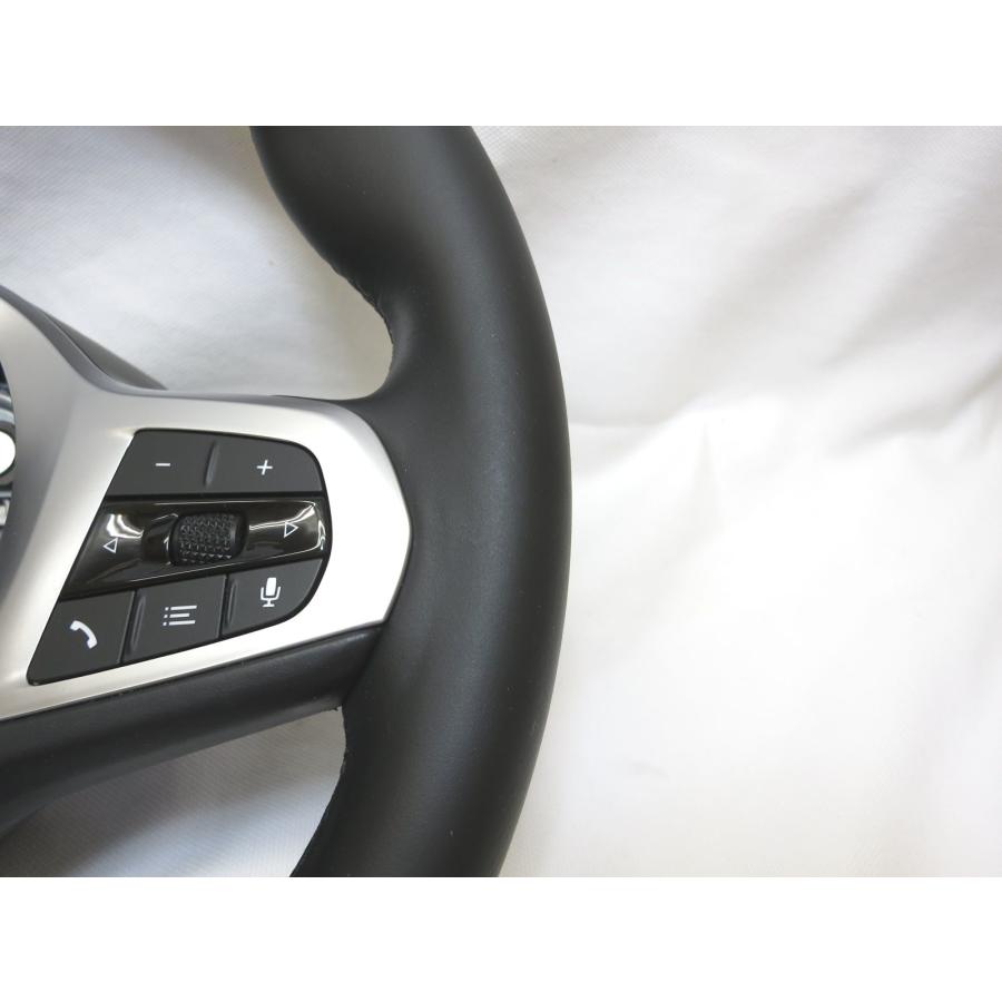 美品! F40 1シリーズ 118d 7M20 BMW 純正 革 ステアリング ハンドル
