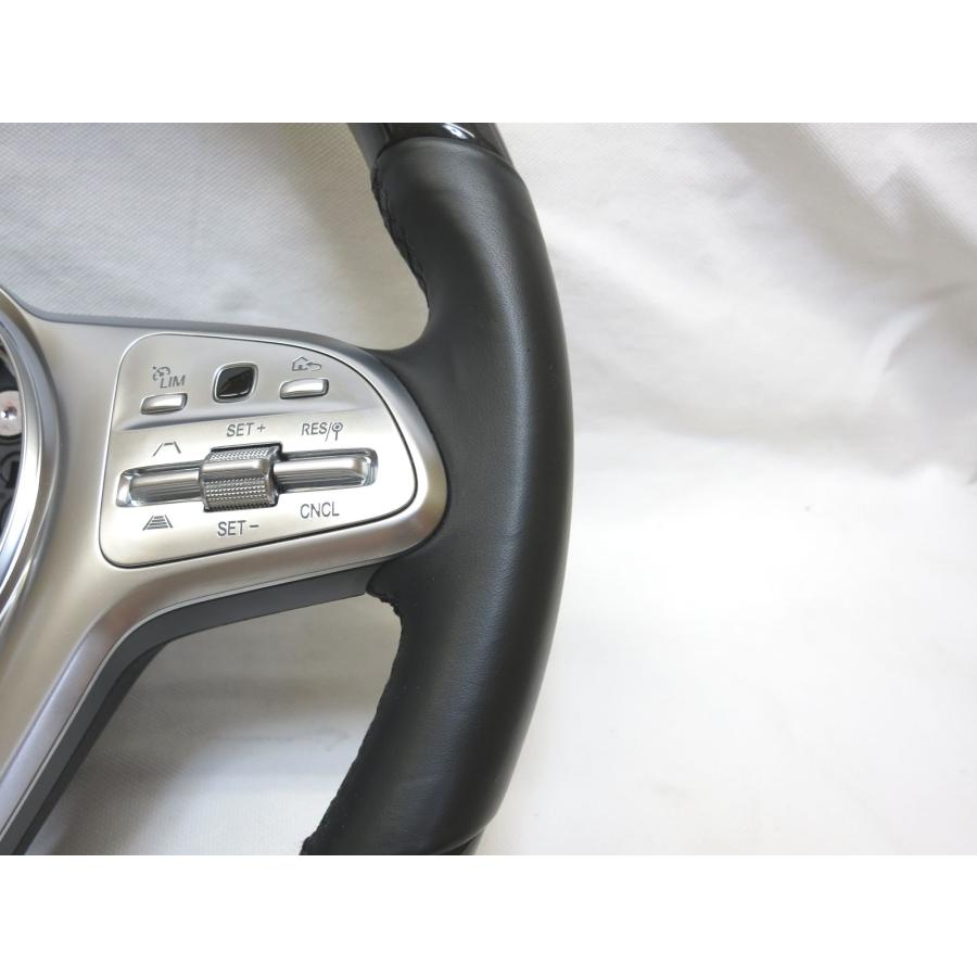 美品!パドル付! W222 後期 ベンツ Sクラス 純正 ウッド ステアリング