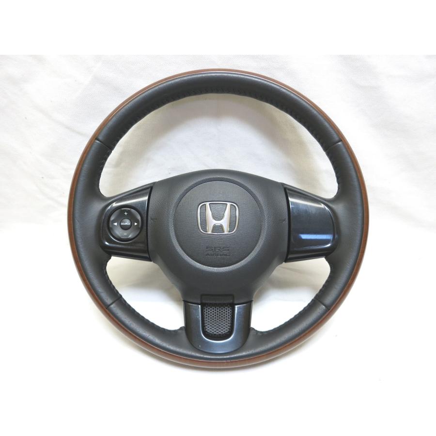 NONE N-ONE JG1 純正 ウッド ステアリング 運転席 エアバック カバー 