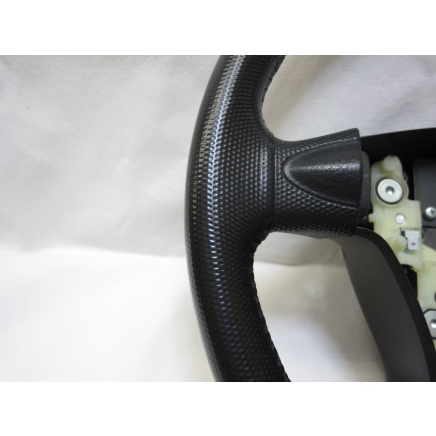 CRV CR-V RD7 RD6 RD5 RD4 純正 革 ステアリング ハンドル mats+B 上面に捲れが有ります。 管理番号（W ...