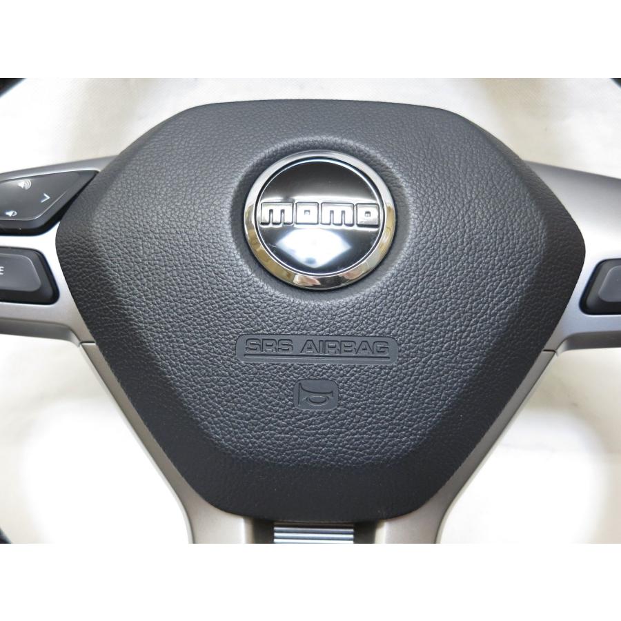 美品! モモ MOMO 革 ステアリング 運転席 エアバック エアーバック