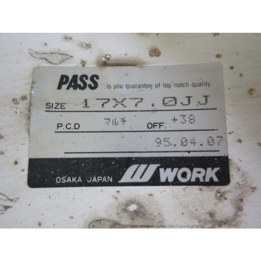 稀少モデル! WORK RYVER XROSS ワーク レイバー クロス 17インチ 7J +