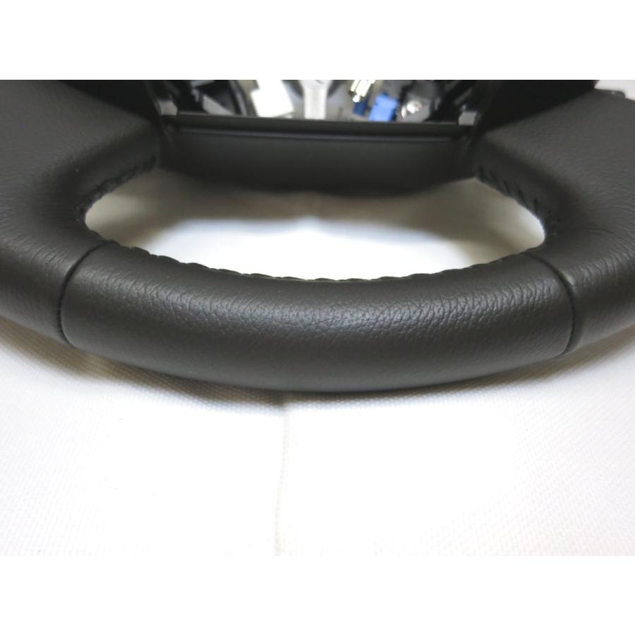 美品! クラウン AWS204 200 20 純正 革 ステアリング ハンドル サイド