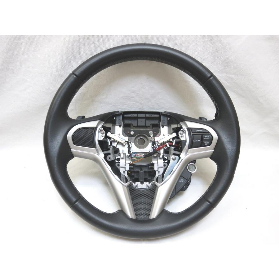 CRZ CR-Z ZF2 ZF1 純正 革 ステアリング ハンドル S+ ボタン スイッチ