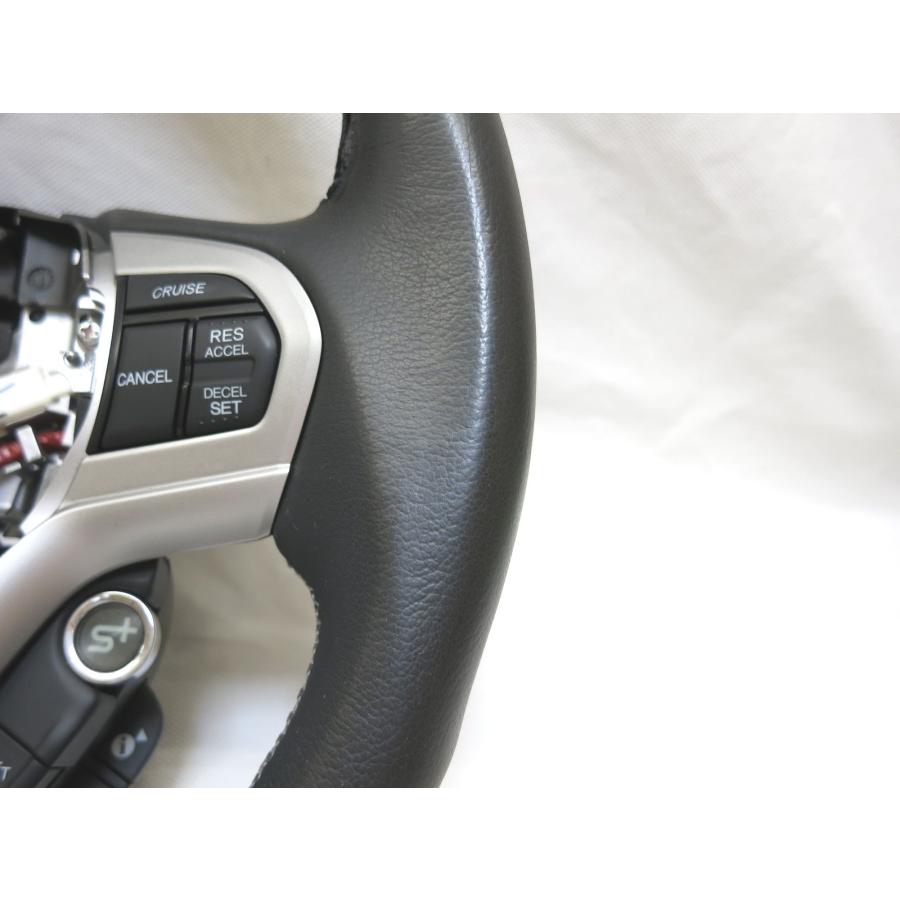 CRZ CR-Z ZF2 ZF1 純正 革 ステアリング ハンドル S+ ボタン スイッチ