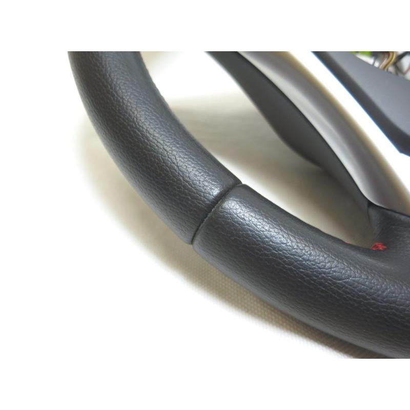美品! レッドステッチ E84 X1 BMW 純正 革 ステアリング ハンドル mats