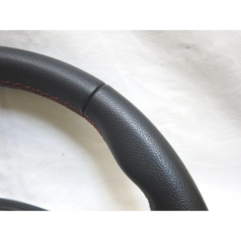 美品! レッドステッチ E84 X1 BMW 純正 革 ステアリング ハンドル mats