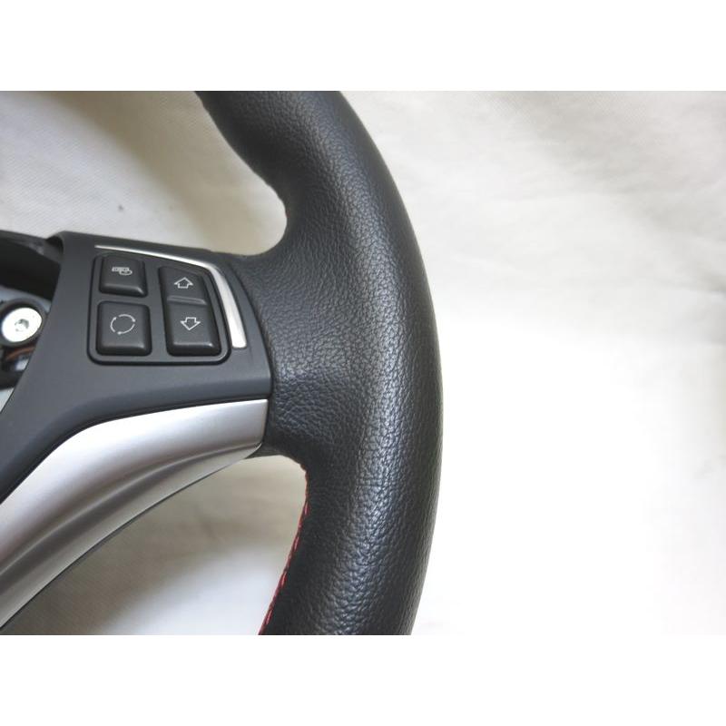 美品! レッドステッチ E84 X1 BMW 純正 革 ステアリング ハンドル mats