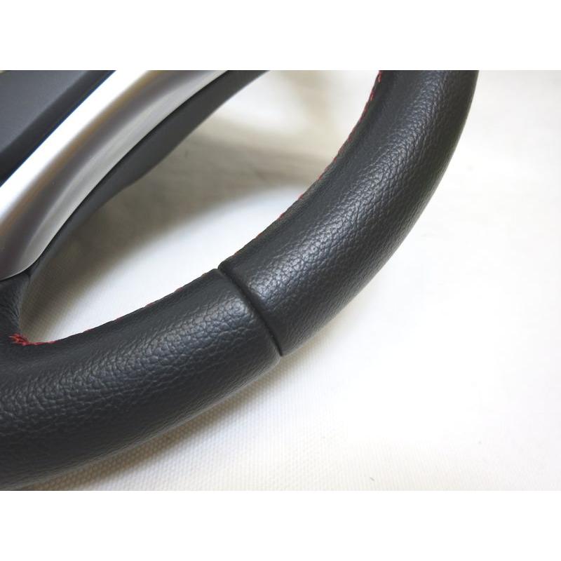 美品! レッドステッチ E84 X1 BMW 純正 革 ステアリング ハンドル mats