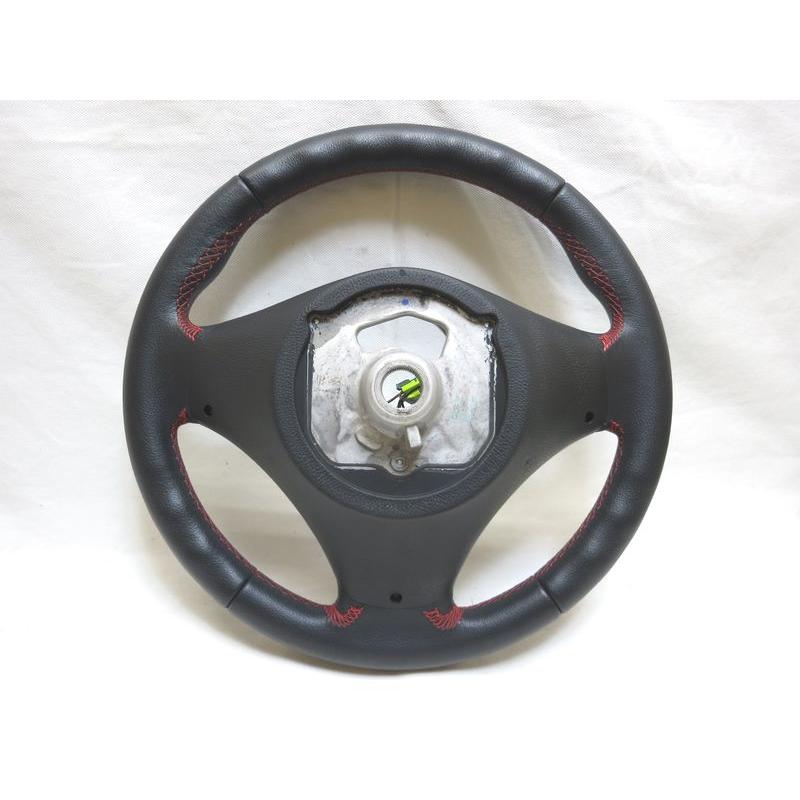 美品! レッドステッチ E84 X1 BMW 純正 革 ステアリング ハンドル mats