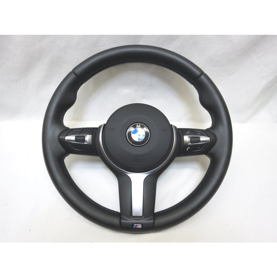 F20 BMW 1シリーズ Mスポーツ 純正 革 ステアリング ハンドル エア