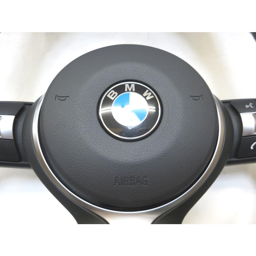 F20 BMW 1シリーズ Mスポーツ 純正 革 ステアリング ハンドル エア