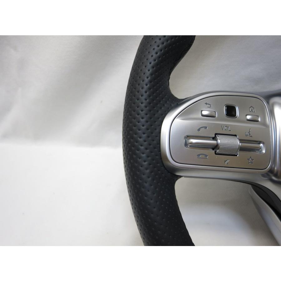 美品! C257 純正 革 ステアリング ハンドル スイッチ A 005 007 1699