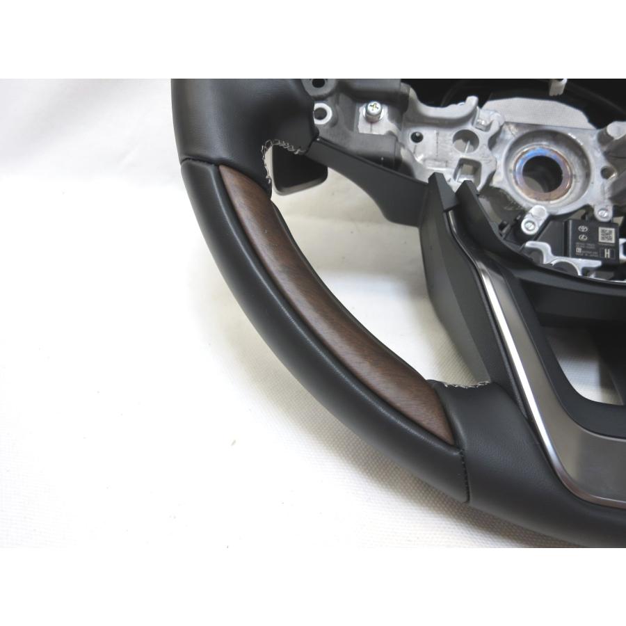 美品!ヒーター付! LX600 LX 純正 ウォールナット ウッド ステアリング