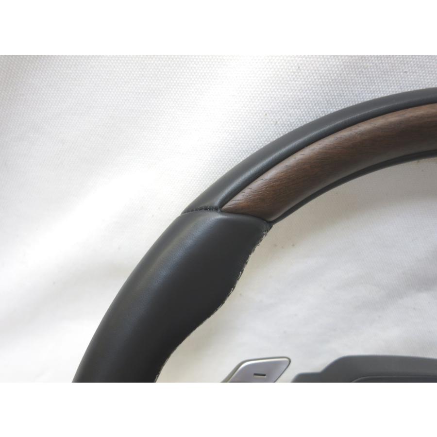美品!ヒーター付! LX600 LX 純正 ウォールナット ウッド ステアリング