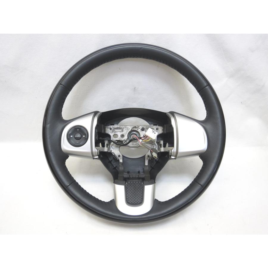 希少! NBOX N-BOX JF1 純正 本革×ピアノ ブラック コンビ ステアリング