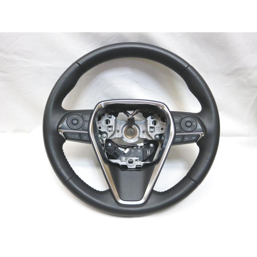 美品!ヒーター付! クラウン AZSH20 純正 革 ステアリング ハンドル