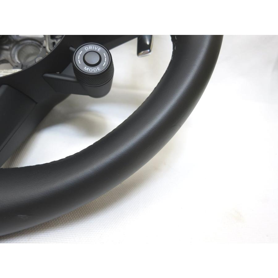 マカン 95B 純正 革 ステアリング ハンドル パドル スイッチ 991 958