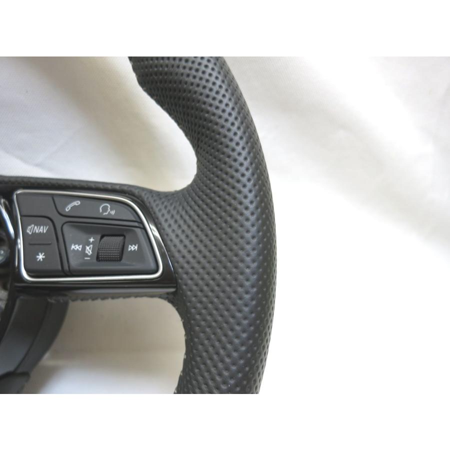 美品! A3/S3/8V アウディ 純正 革 ステアリング ハンドル スイッチ RS3