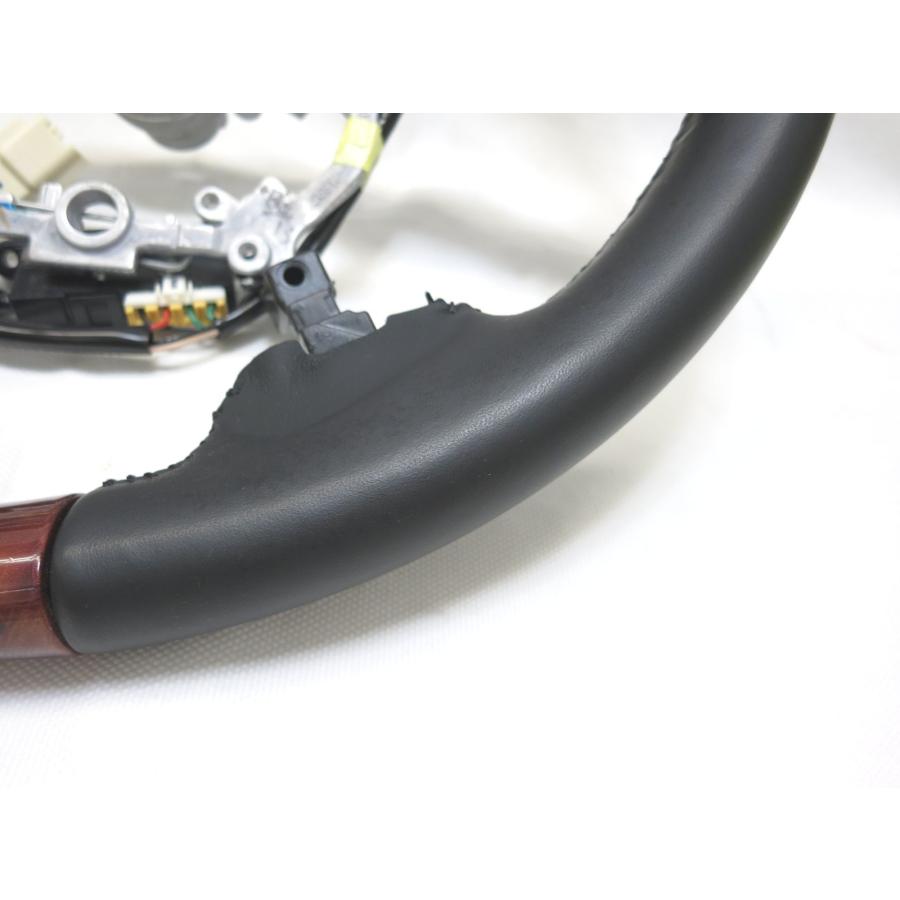 美品!ヒーター付! マジェスタ GWS214 AWS215 純正 ウッド ステアリング