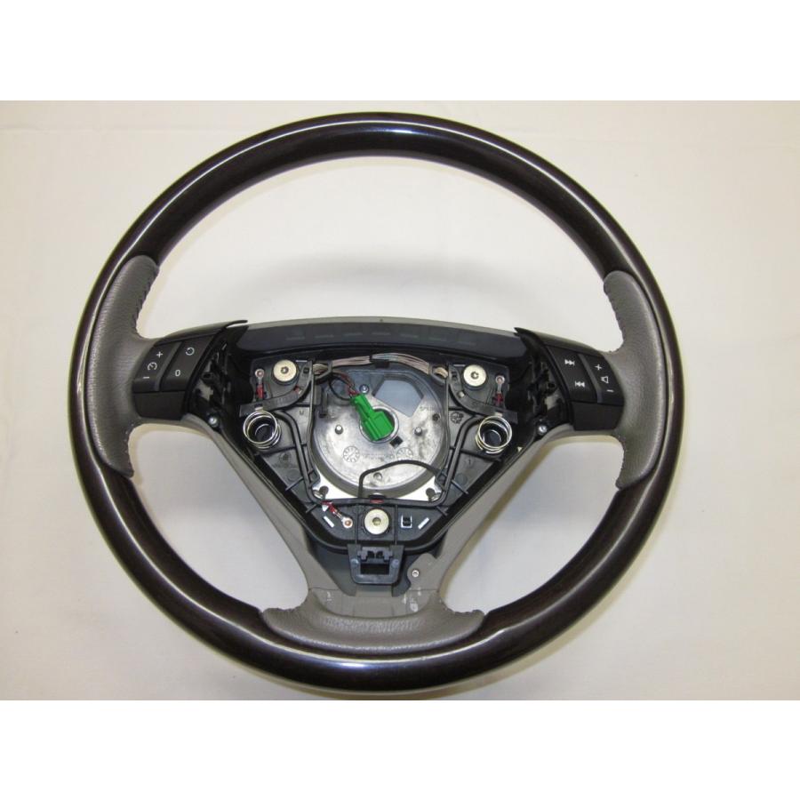 リ*ー様 VOLVO ボルボ　ウッド・レザーコンビハンドル 希少色！ ボルボ XC90 V70 純正 ウッド コンビ