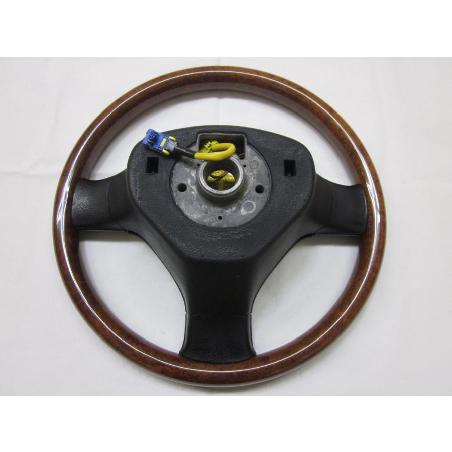 パサート W8 純正 ウッド ステアリング ハンドル エアバック エア