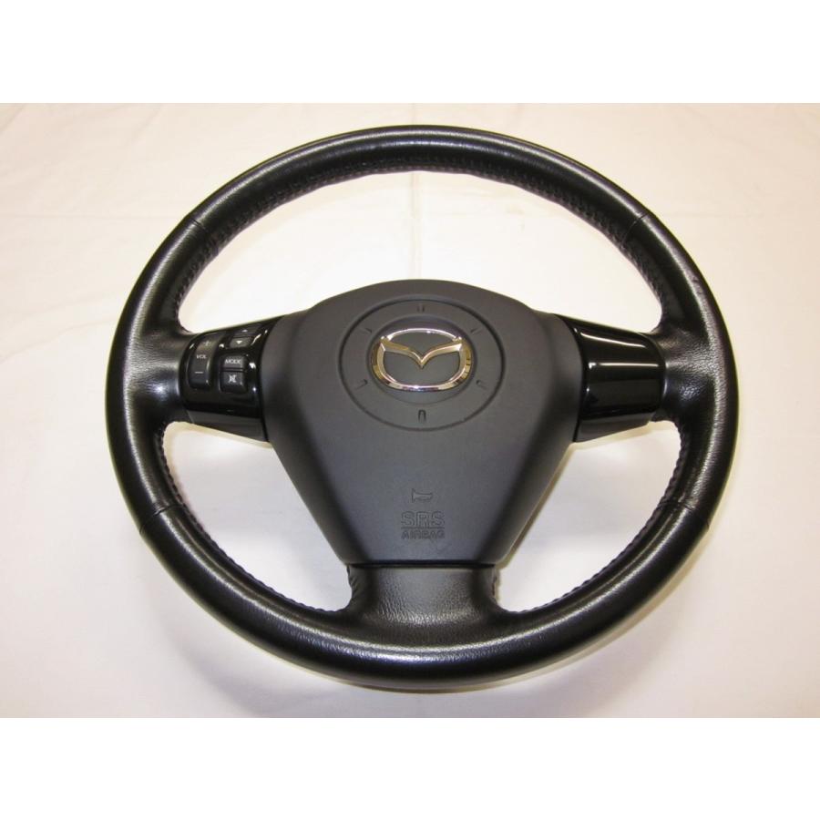 ステアリング・ハンドル関連用品 RX8 RX-8 RXー8 SE3P 純正 革 ステアリング ハンドル エアバック